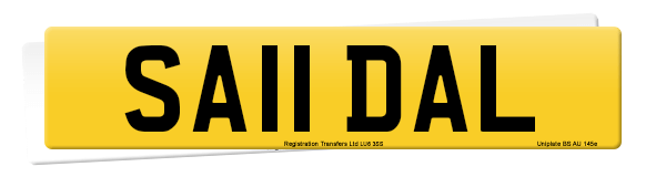 Registration number SA11 DAL